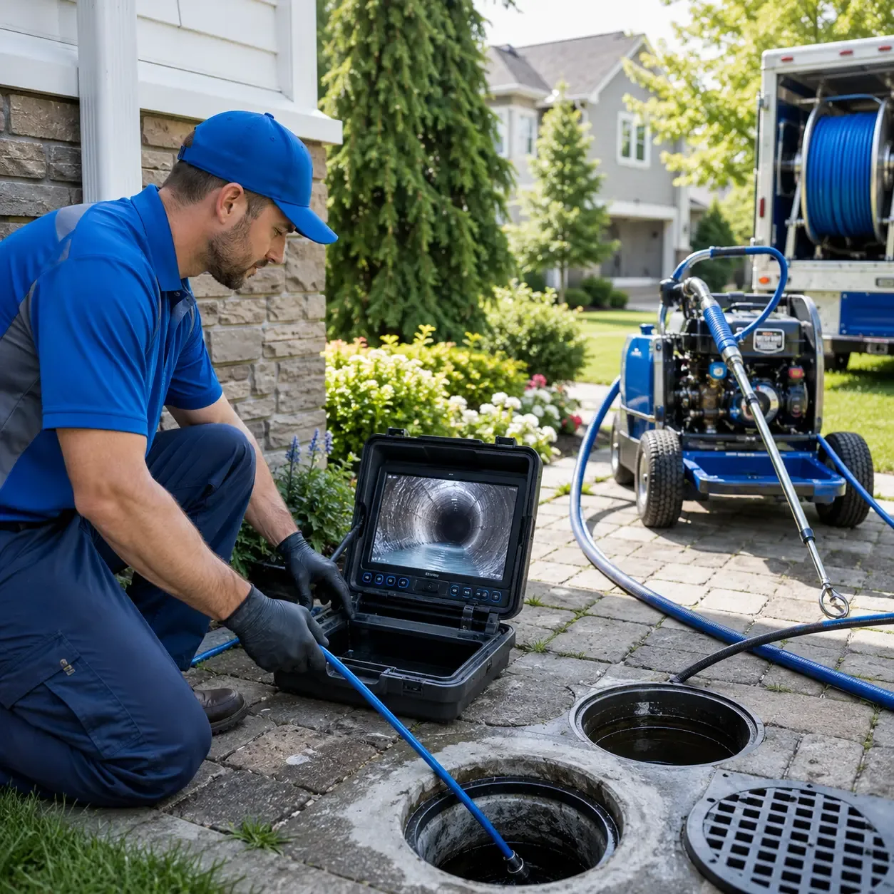Outdoor drain cleaning professionals serving Pesotum, IL